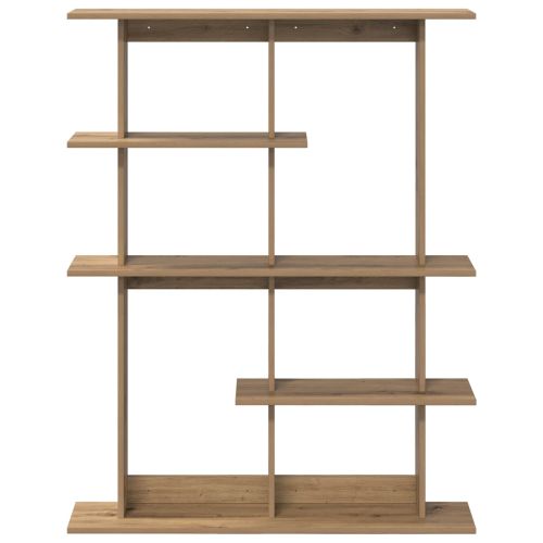 Стенен рафт Дъб артизан 102 x 20 x 130 см Инженерна дървесина