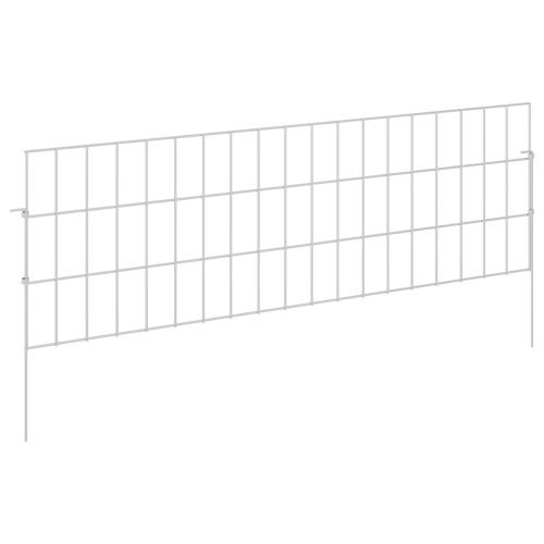 Оградата за градината с колчета 48 pcs 95 x 30 см Mesh