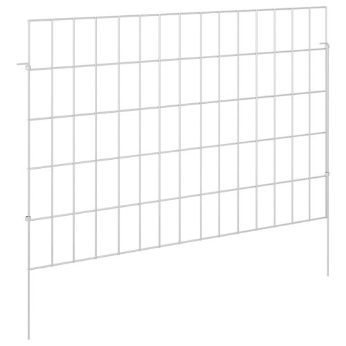Оградата за градината с колчета 48 pcs 75 x 50 см Mesh