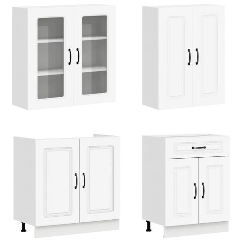 Кухненски единица KALMAR 8 pcs Бяло Инженерна дървесина