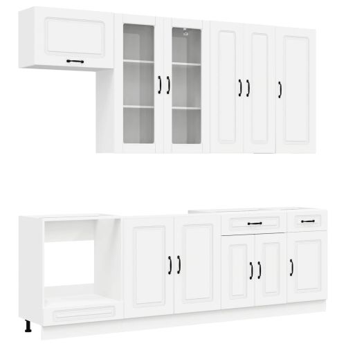 Кухненски единица KALMAR 8 pcs Бяло Инженерна дървесина