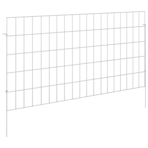 Оградата за градината с колчета 12 pcs 95 x 50 см Mesh