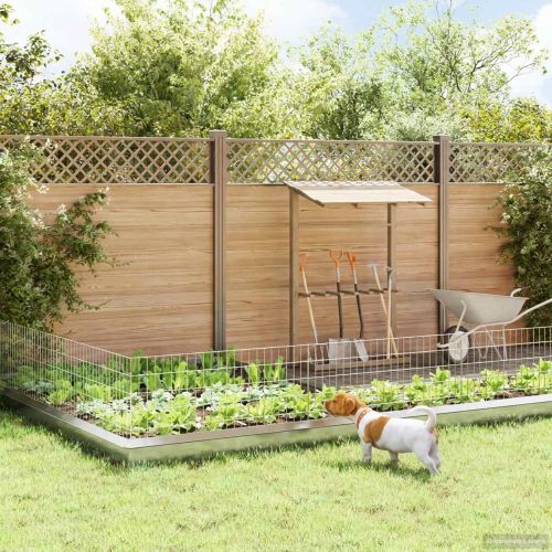 Оградата за градината с колчета 12 pcs 115 x 50 cm Mesh