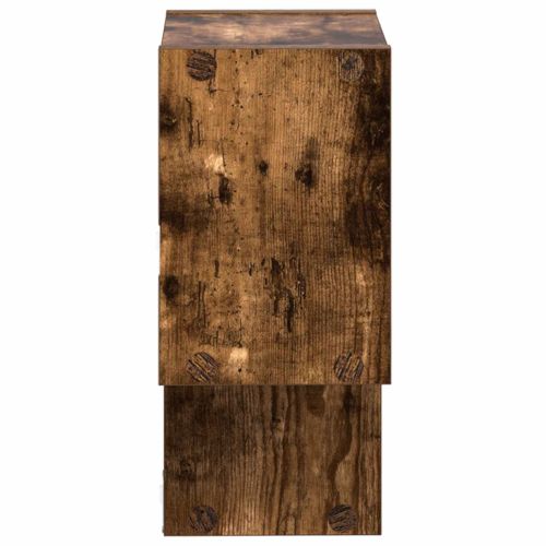 Стенен рафт Монтиране на стена Опушен дъб 55 x 15 x 35 см