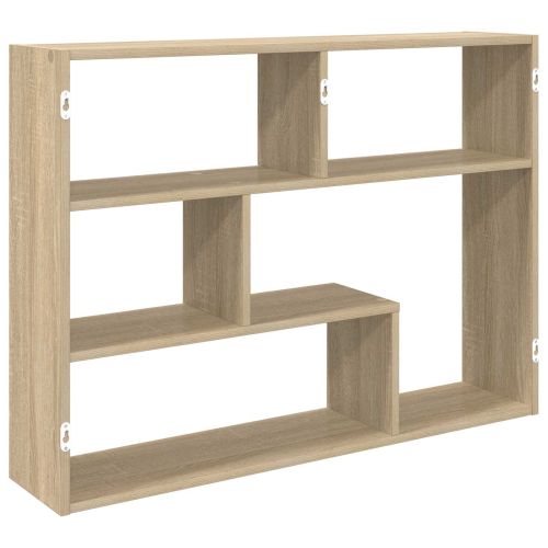 Стенен рафт Монтиране на стена Дъб сонома 95 x 20 x 69,5 см