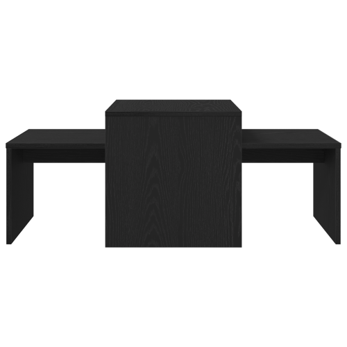 Стифиращи масички Черния дъб 100 x 48 x 40 см Инженерно дърво