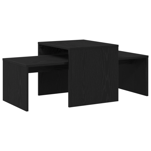 Стифиращи масички Черния дъб 100 x 48 x 40 см Инженерно дърво