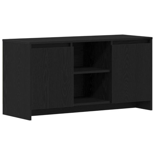 ТВ шкаф Черния дъб 102 x 37,5 x 52,5 см Инженерно дърво