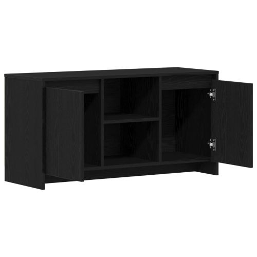 ТВ шкаф Черния дъб 102 x 37,5 x 52,5 см Инженерно дърво