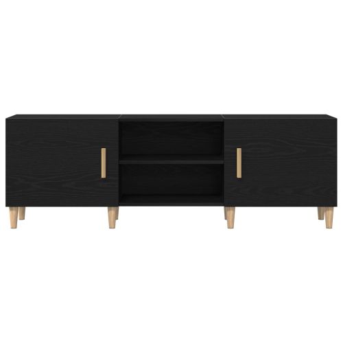 ТВ шкаф Черния дъб 150 x 30 x 50 см Инженерно дърво