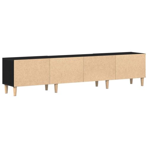 ТВ шкаф Черния дъб 180 x 31,5 x 40 см Инженерно дърво