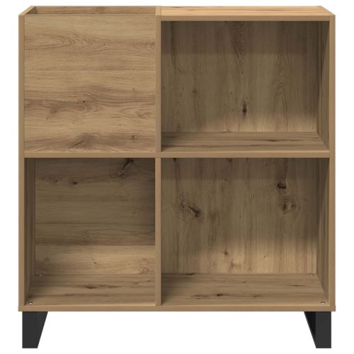 Шкаф за грамофонни плочи дъб артизан 84,5 x 38 x 89 см