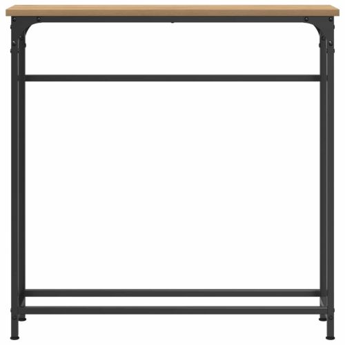 Конзолна маса Дъб 75 x 19,5 x 75 см Инженерно дърво