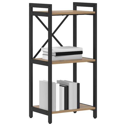 Рафт за книги Дъб 40 x 30 x 85 см Инженерно дърво