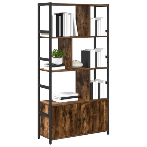 Рафт за книги Димян дъб 80 x 30 x 155,5 см Инженерно дърво