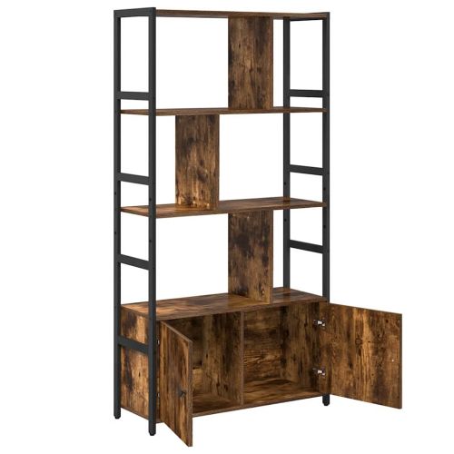 Рафт за книги Димян дъб 80 x 30 x 155,5 см Инженерно дърво