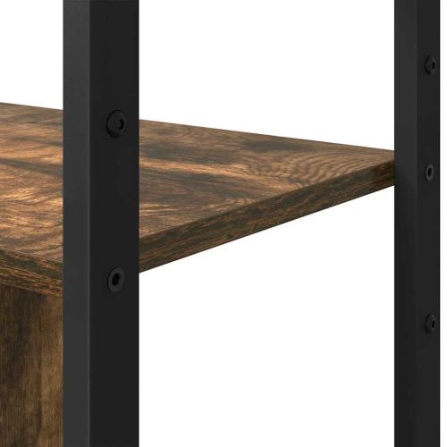 Рафт за книги Димян дъб 80 x 30 x 155,5 см Инженерно дърво