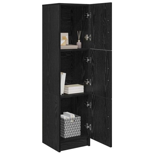 Висок шкаф Черния дъб 31.5 x 32 x 122.5 см