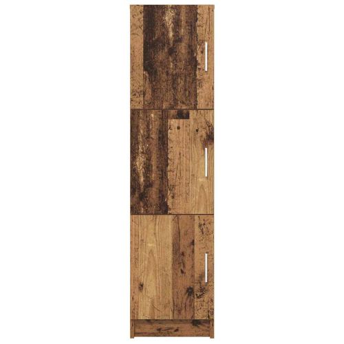 Висок шкаф Старо дърво 31.5 x 32 x 122.5 см