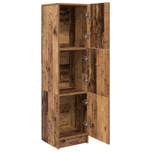 Висок шкаф Старо дърво 31.5 x 32 x 122.5 см