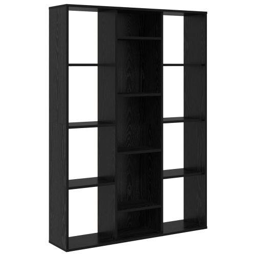 Разделител за стая Черния дъб 100 x 24 x 140 см Инженерно дърво