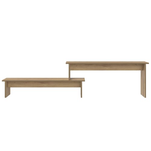 Комплект ТВ шкаф 180,5 x 30 x 43 см Дъб Инженерно дърво