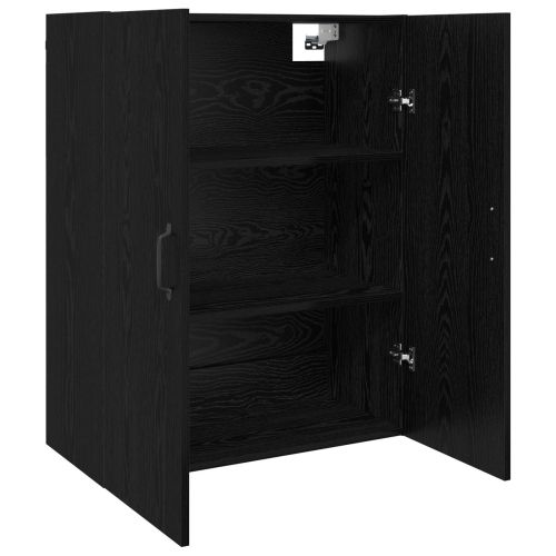 Стенен шкаф Черния дъб 69,5 x 34 x 90 см Инженерно дърво