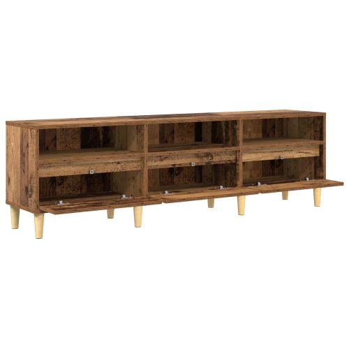 ТВ шкаф с чекмедже Старо дърво 150 x 30 x 45 см Инженерно дърво