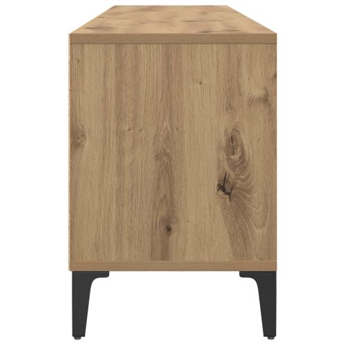 ТВ шкаф Дъб 150 x 30 x 45 см Инженерна дървесина и желязо
