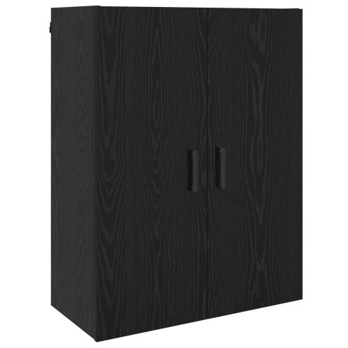 Стенен шкаф Черния дъб 69,5 x 34 x 90 см Инженерно дърво