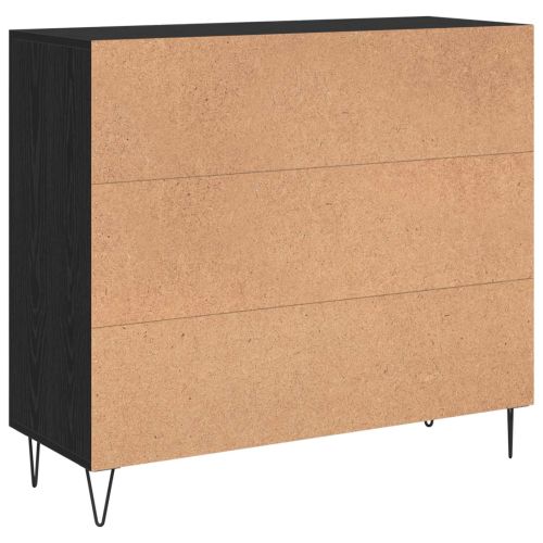Служебен шкаф Черния дъб 90 x 32,5 x 80 см Инженерно дърво