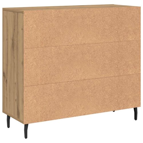 Служебен шкаф Дъб 90 x 34 x 80 см Инженерно дърво