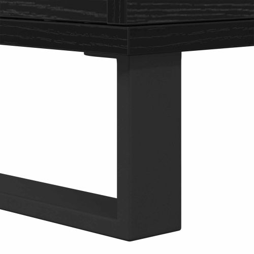 Висок шкаф Черно 60 x 36 x 110 см Инженерна дървесина