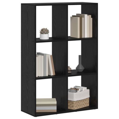 Шкаф за книги Черния дъб 69,5 x 29 x 103,5 см Инженерно дърво