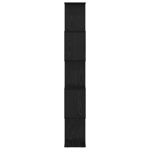 Шкаф за книги Черния дъб 70 x 24 x 161 см Инженерно дърво