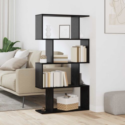 Шкаф за книги Черния дъб 70 x 24 x 129 см Инженерно дърво