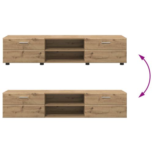 Дървен шкаф 150 x 39 x 30 см Дъб Инженерно дърво