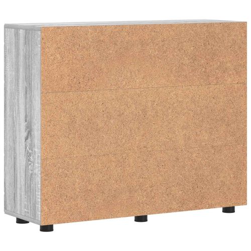 Дървен шкаф Сив Сонома 88,5 x 30,5 x 73 см Инженерно дърво