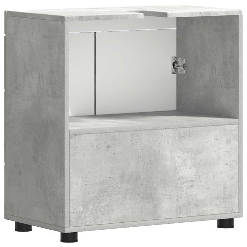 Комплект шкафове за баня TULUM Циментено сиво 60 x 34 x 63 см