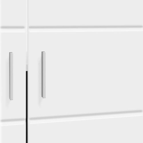 Комплект шкафове за баня TULUM Лъскаво бяло 60 x 34 x 63 см