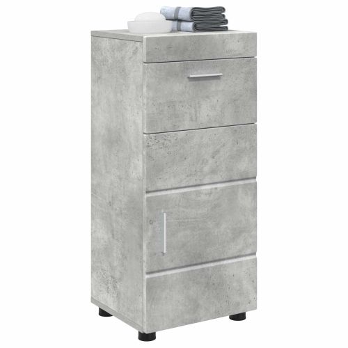 Комплект шкафове за баня TULUM Циментено сиво 37 x 31,5 x 82 см