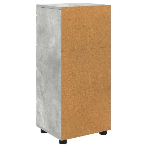 Комплект шкафове за баня TULUM Циментено сиво 37 x 31,5 x 82 см