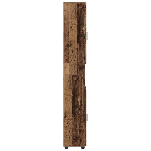 Комплект шкафове за баня TULUM Старо дърво 37 x 31,5 x 203 см