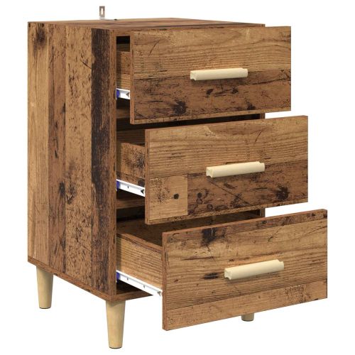 Нощен шкаф Старо дърво 40 x 40 x 66 см Инженерно дърво