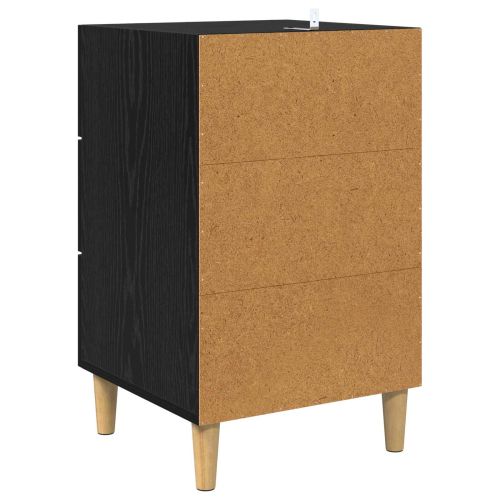 Нощен шкаф Черния дъб 40 x 40 x 66 см Инженерно дърво