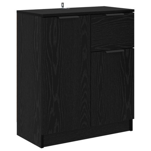 Служебен шкаф Черния дъб 60 x 30 x 70 см Инженерно дърво