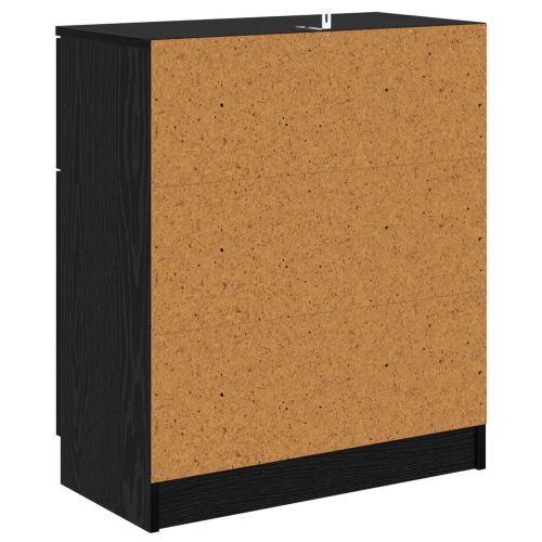 Служебен шкаф Черния дъб 60 x 30 x 70 см Инженерно дърво