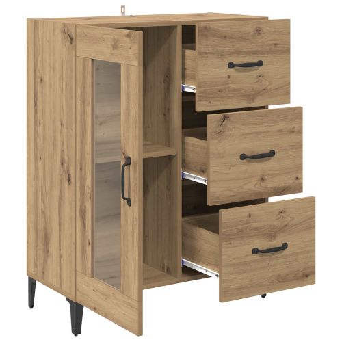 Служебен шкаф с чекмедже Дъб 69,5 x 34 x 90 см