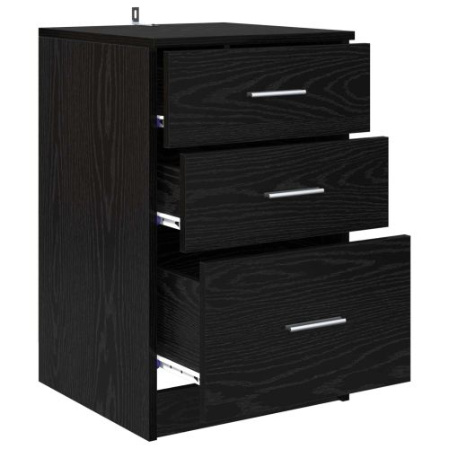Нощен шкаф Черния дъб 40 x 40 x 63 см Инженерно дърво