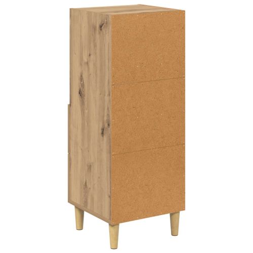 Служебен шкаф дъб артизан 34 x 34.5 x 90 см Инженерно дърво